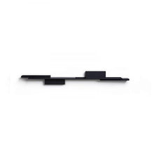 Load image into Gallery viewer, Two black Duplex Shelves by Puik against a white background.