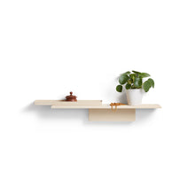 Load image into Gallery viewer, Ivory Duplex Shelf by Puik hanging in reverse.