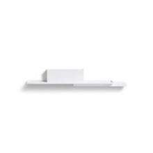 Load image into Gallery viewer, White Duplex Shelf by Puik against a white backdrop.
